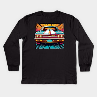 Chevy El Camino Kids Long Sleeve T-Shirt